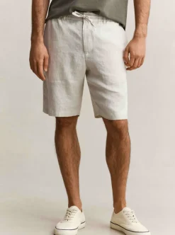 REGULAR LINEN DS SHORTS HERR