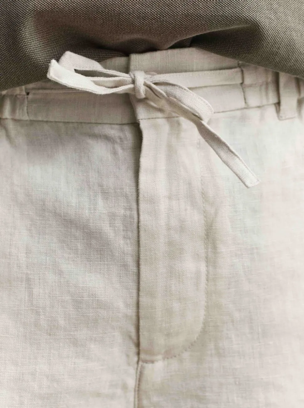 REGULAR LINEN DS SHORTS HERR