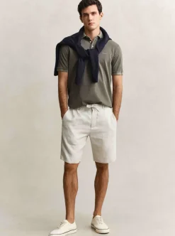 REGULAR LINEN DS SHORTS HERR