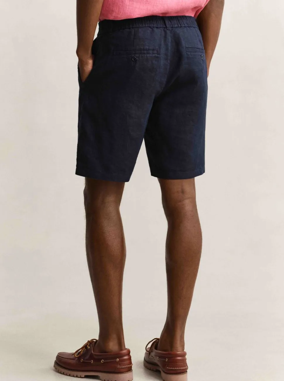 REGULAR LINEN DS SHORTS HERR