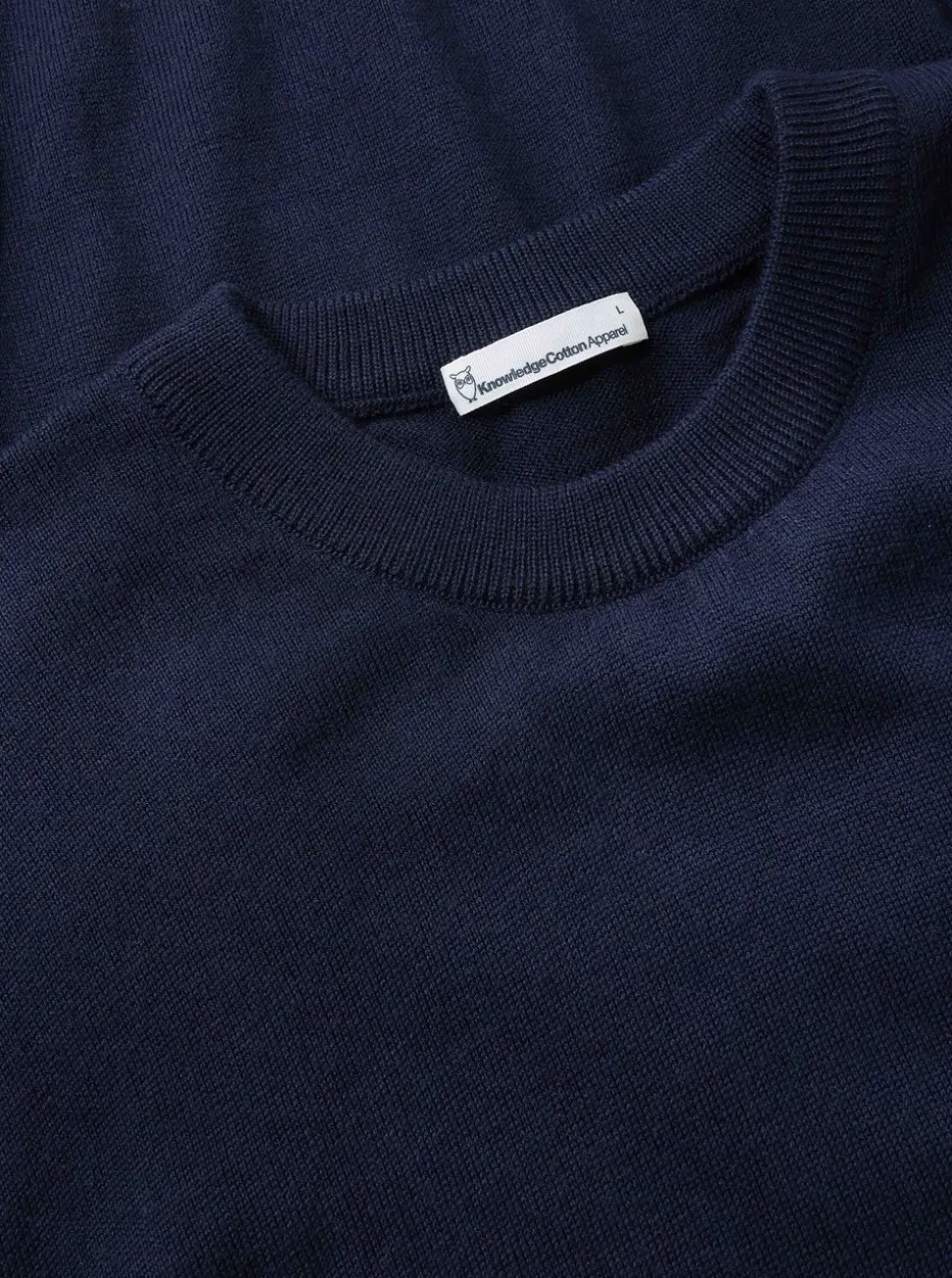 Regular merino knit crew neck - RWS herr