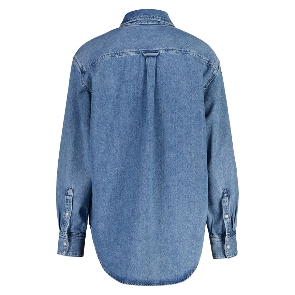 RELaxed DENIM POCKET LS SHIRT dam