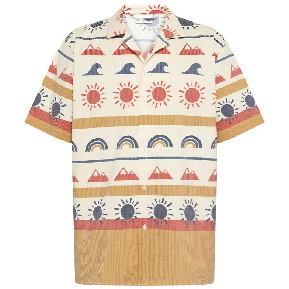 Relaxed print short sleeve shirt