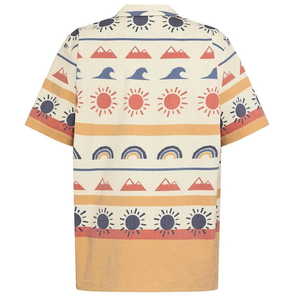 Relaxed print short sleeve shirt