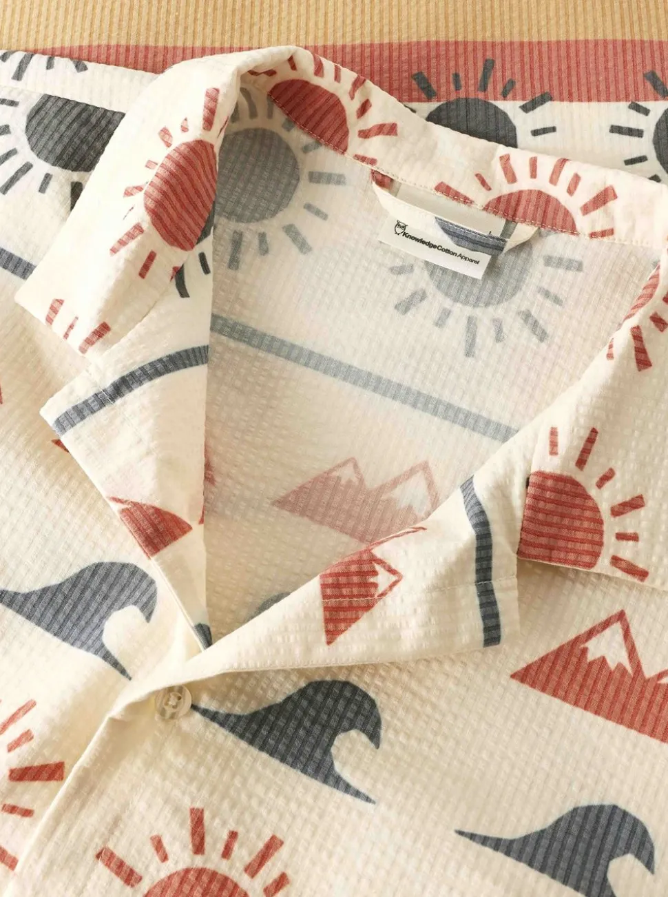 Relaxed print short sleeve shirt