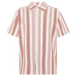Relaxed Stripe short sleeve shirt herr