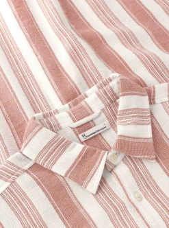 Relaxed Stripe short sleeve shirt herr