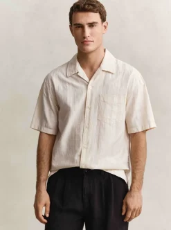 RELAXED TEXTURE CHECK SHIRT HERR