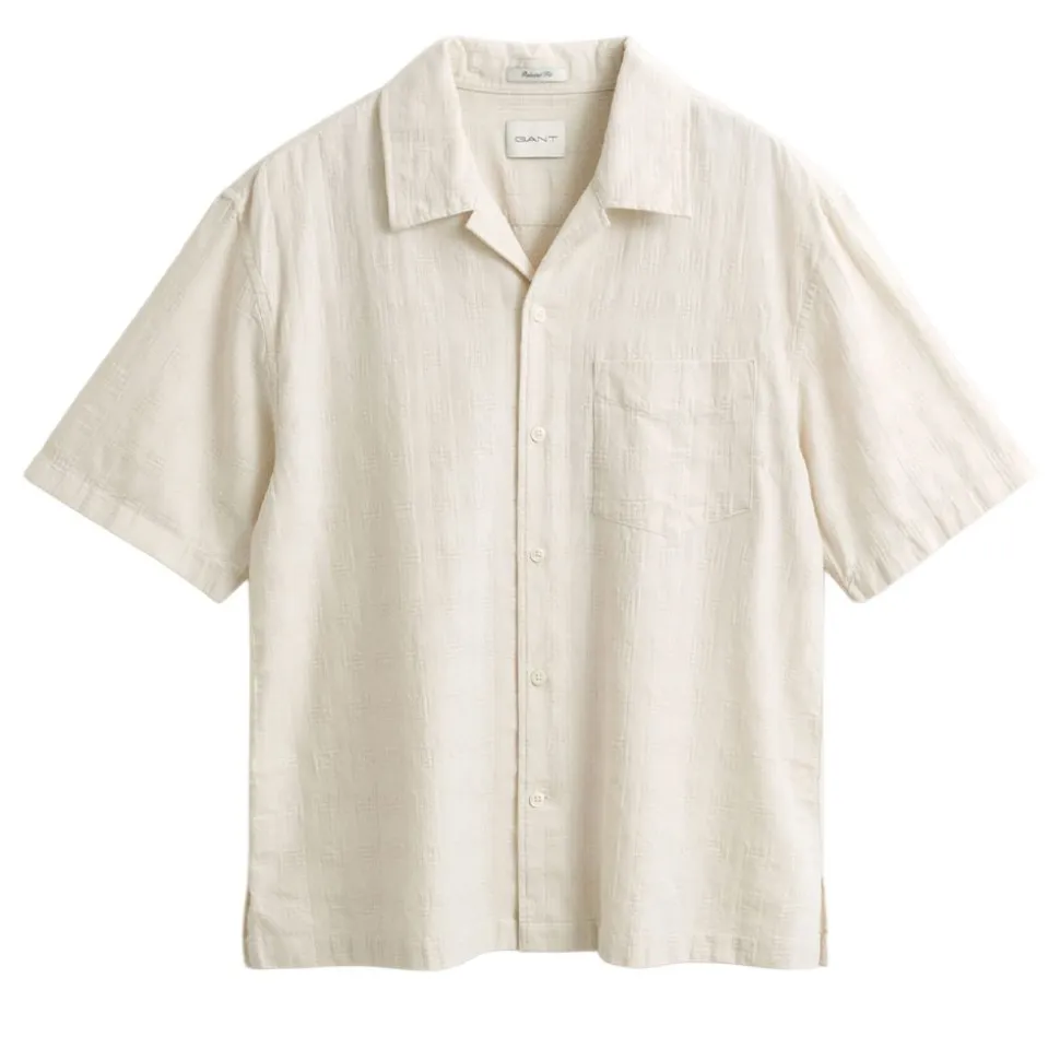 RELAXED TEXTURE CHECK SHIRT HERR