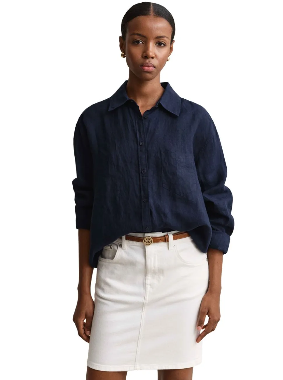 REL LINEN LS SHIRT DAM