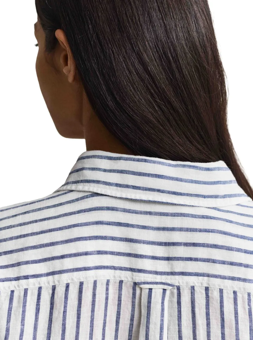 REL STRIPED LINEN LS SHIRT DAM