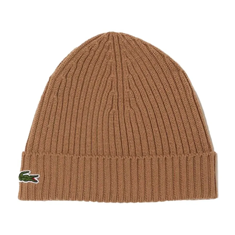 Ribbed Wool Beanie