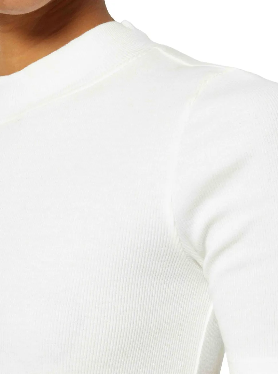 Rib high neck short sleeve - GOTS/Vegan