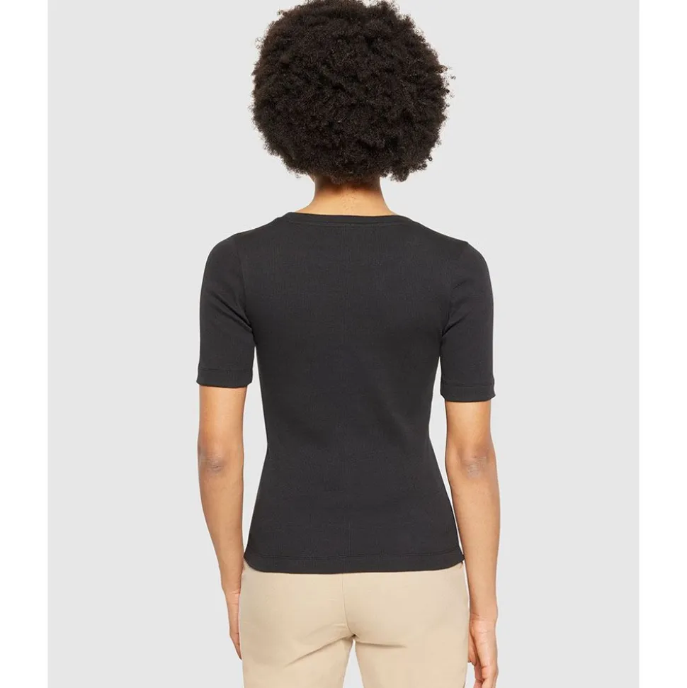 Rib t-shirt Dam