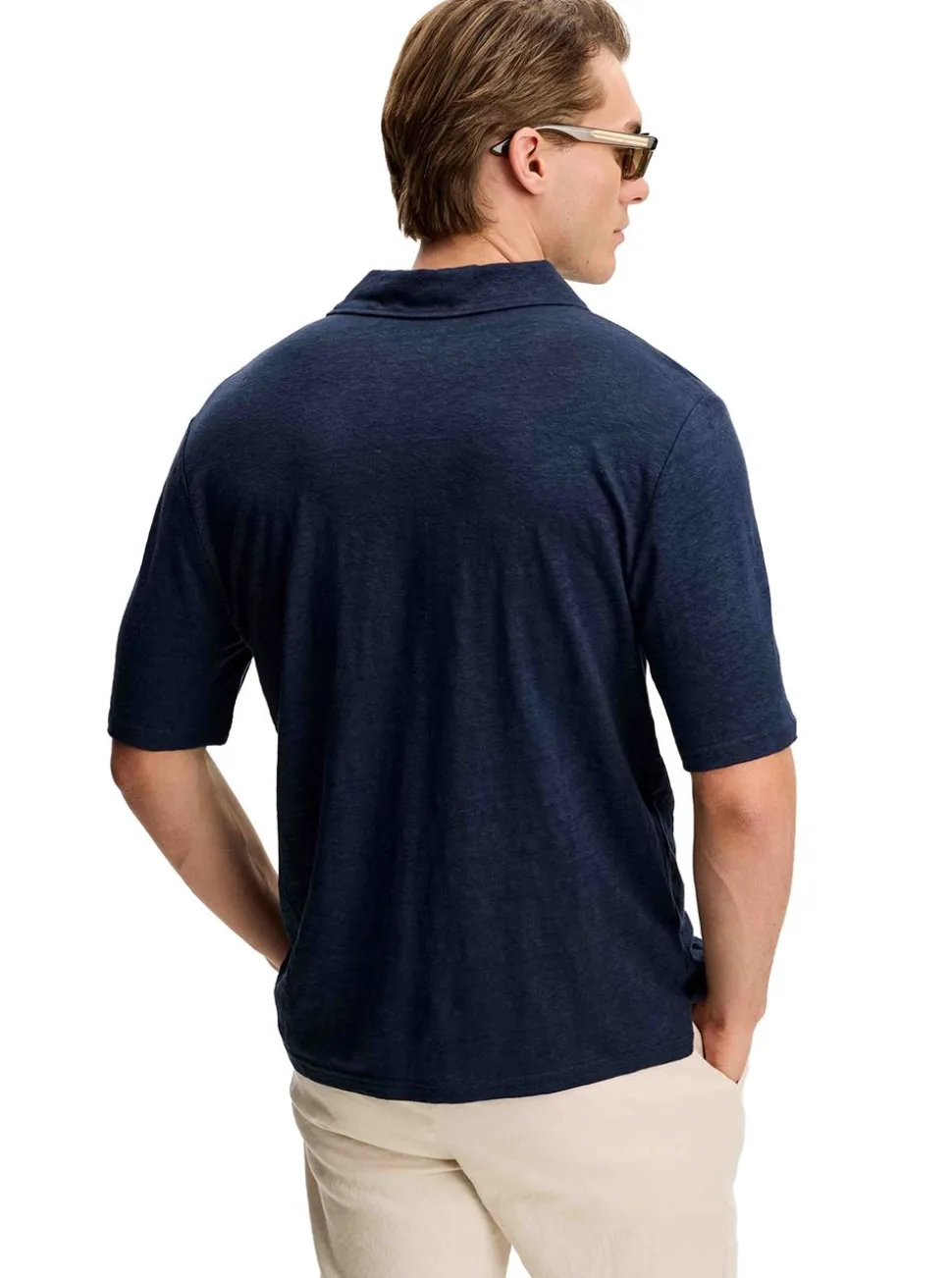 Roy Linen Polo Herr