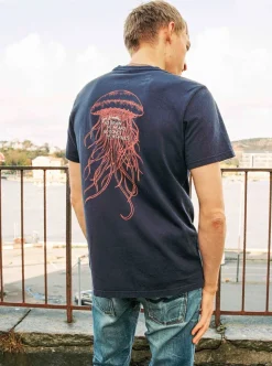 Roy Sea Noodles T-Shirt Dark Blue