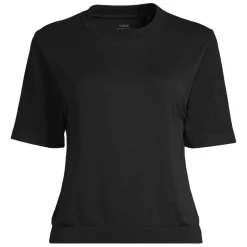 Seamless Rib Sleeve Tee Dam