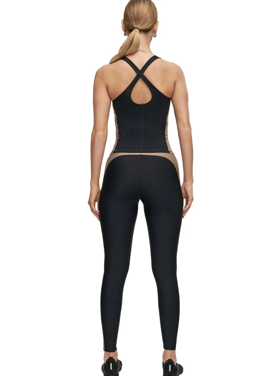 Shaped Block High Waist Tights Dam