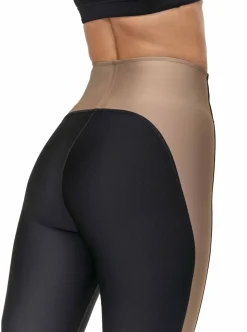 Shaped Block High Waist Tights Dam