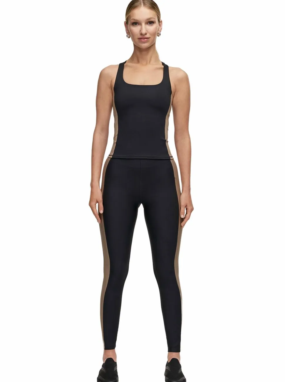 Shaped Block High Waist Tights Dam