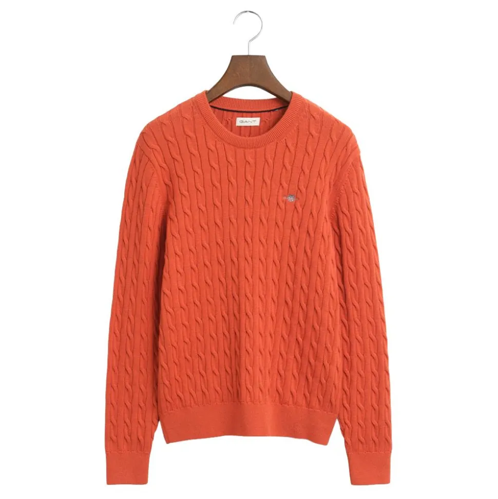 Shield Cotton Cable C-Neck Junior