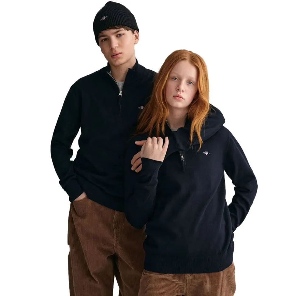 Shield Cotton Half-Zip Junior