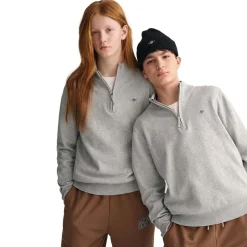 Shield Cotton Half-Zip Junior