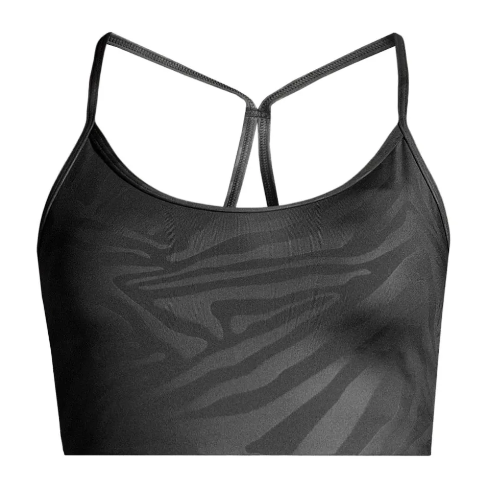 Sleek Strappy Sports Bra Printed dam
