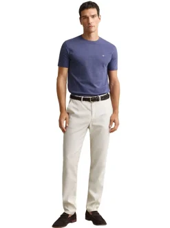 SLIM COTTON / LINEN CHINOS HERR