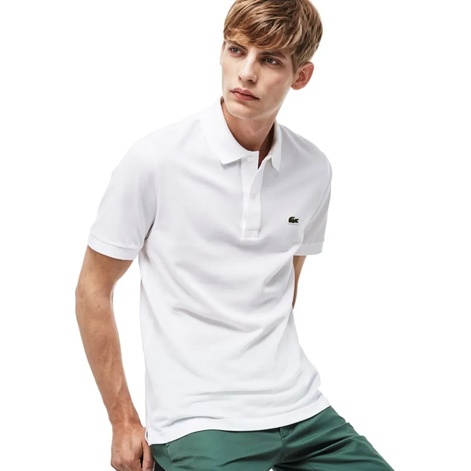 Slim Fit Piké Herr