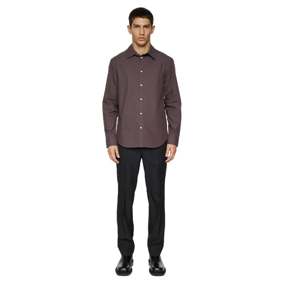Slim Light Flannel Shirt Herr