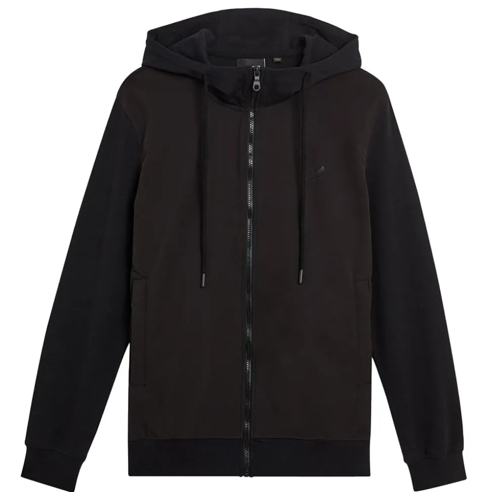 Softshell Hybrid Zip Through Hoodie Herr