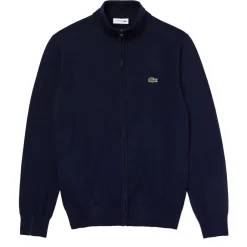 Stand-Up Collar Organic Cotton Zippered Sweater Herr