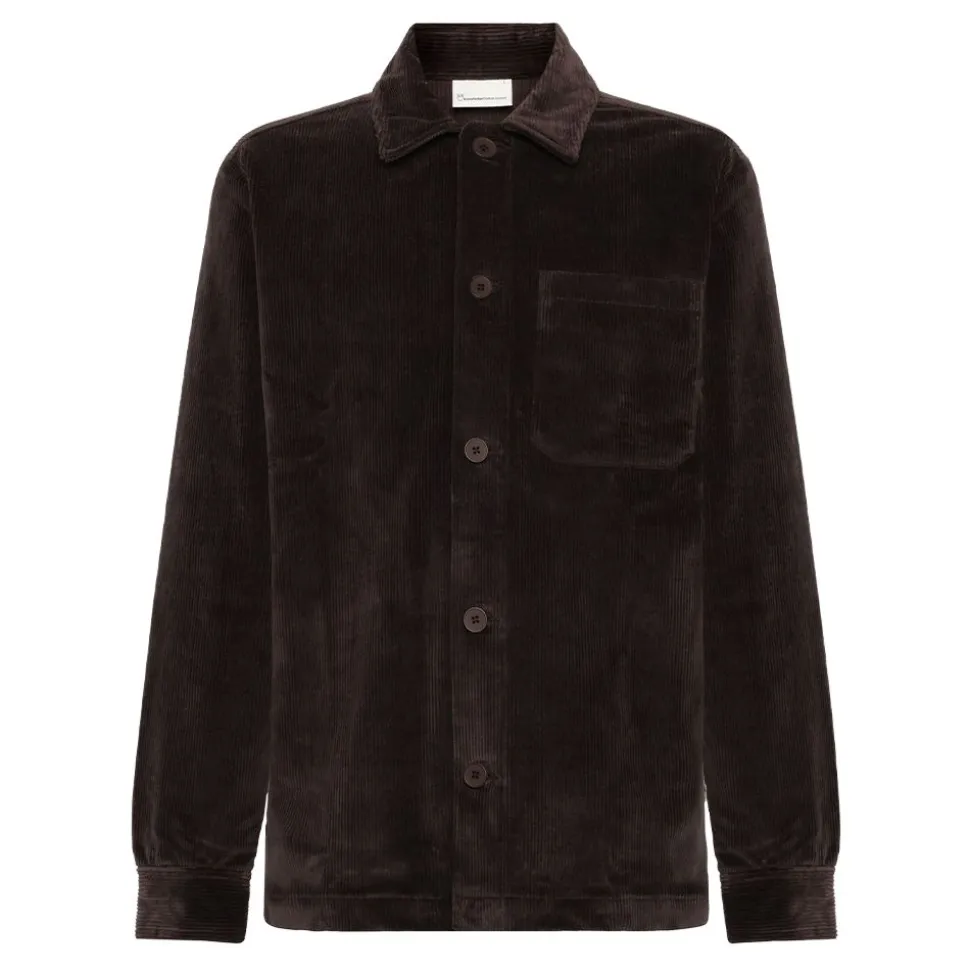 Stretched 8-wales corduroy overshirt - GOTS/Vegan