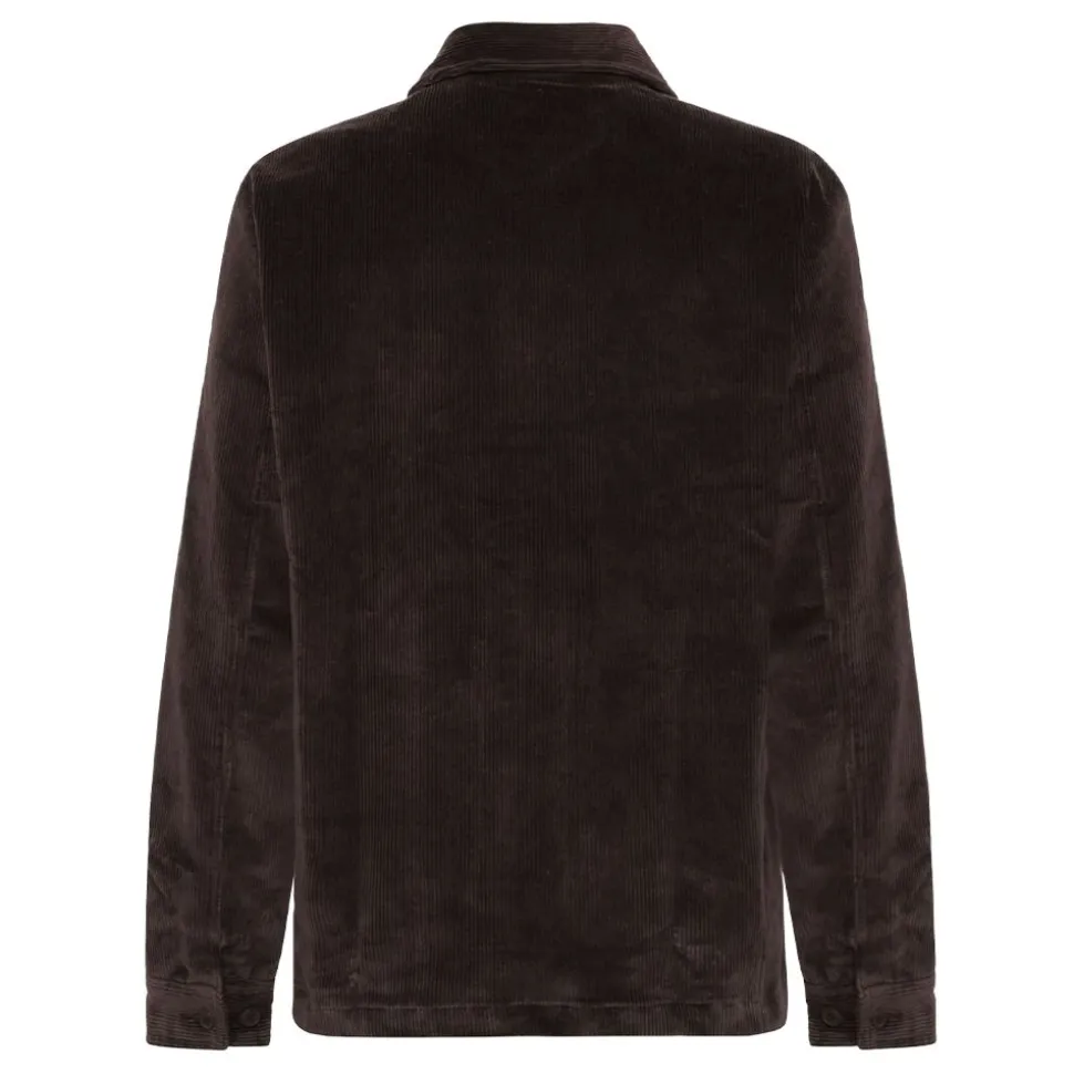 Stretched 8-wales corduroy overshirt - GOTS/Vegan