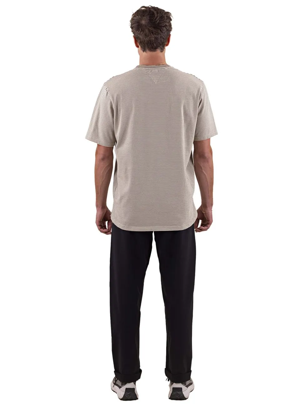 STRIPE COTTON T-SHIRT HERR