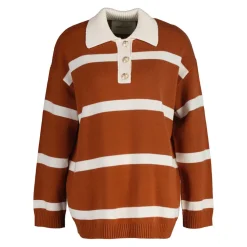 Striped Knit Rugger Dam
