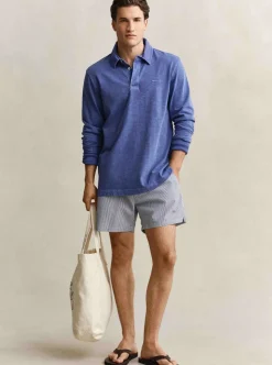 STRIPED SEERSUCKER SWIM SHORTS HERR