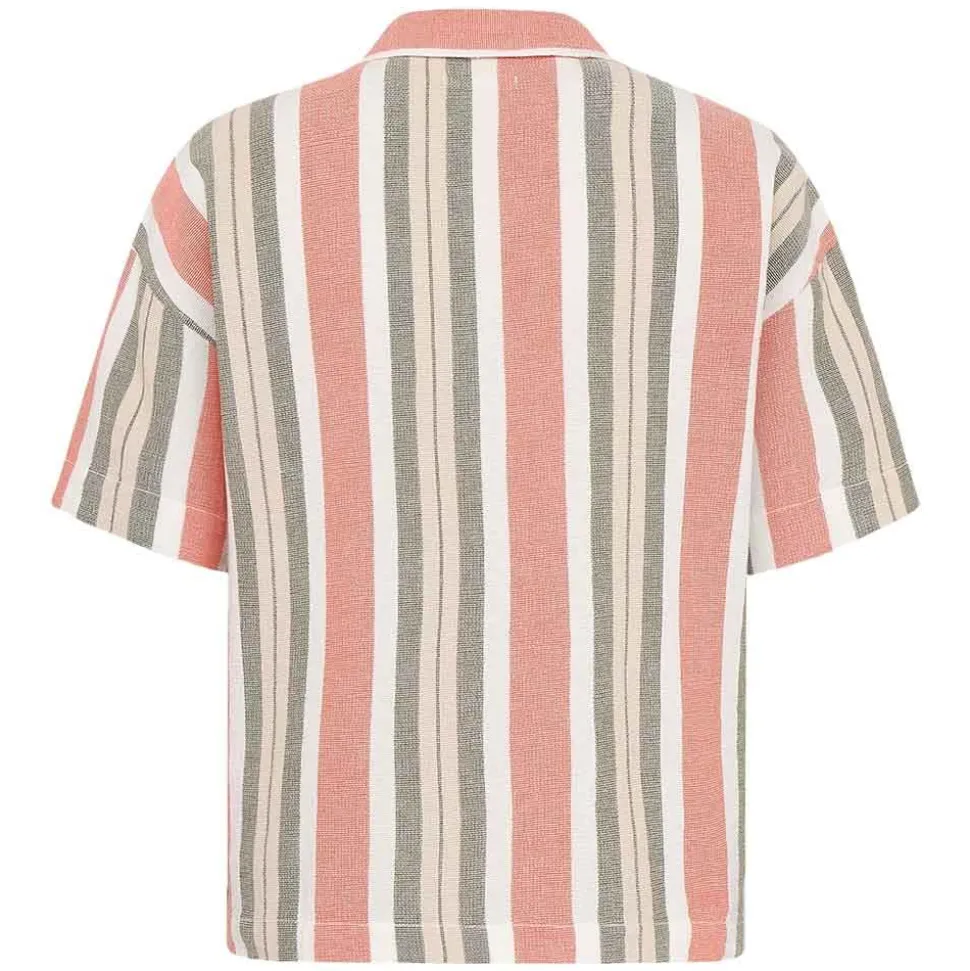 Striped Short Sleeved Shirt Dam
