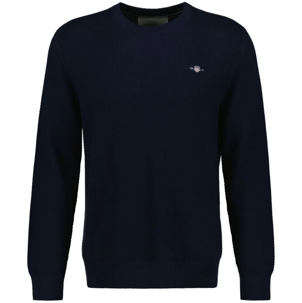 Structured Cotton C-Neck Herr