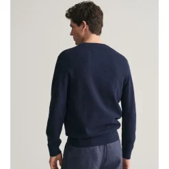 Structured Cotton C-Neck Herr