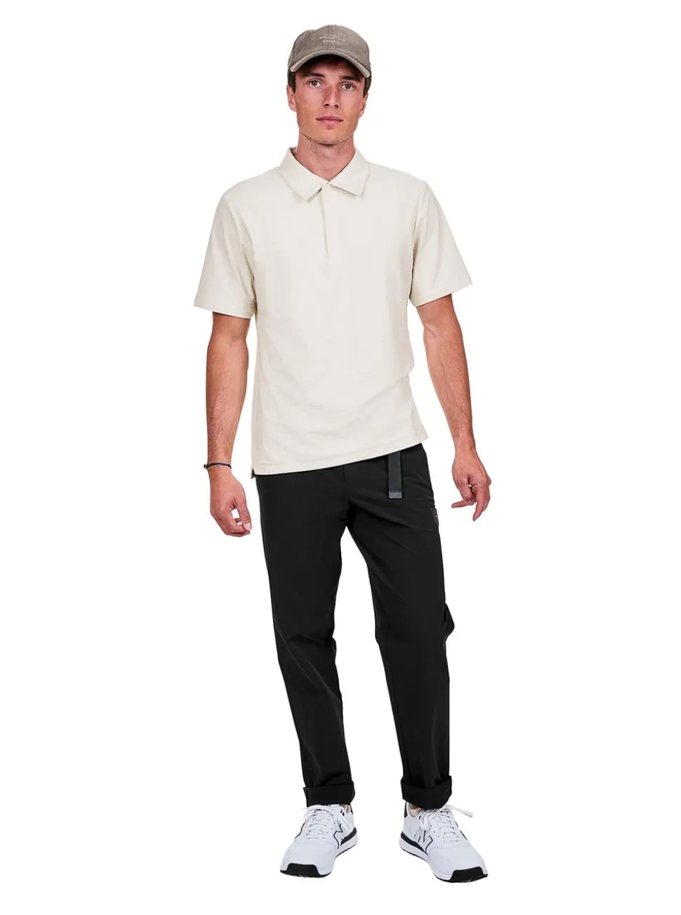 STRUCTURED POLOSHIRT HERR