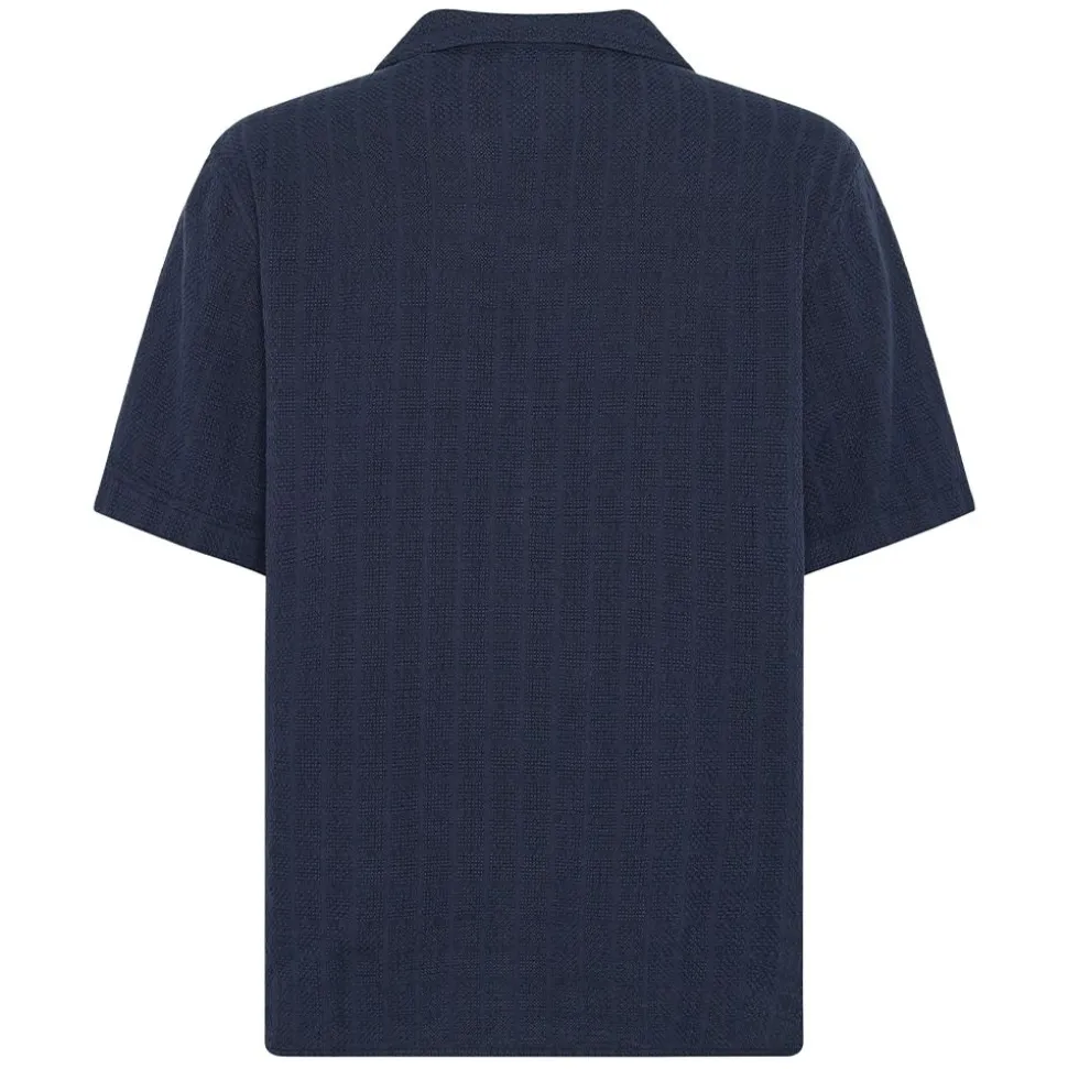 Structure short sleeve shirt herr