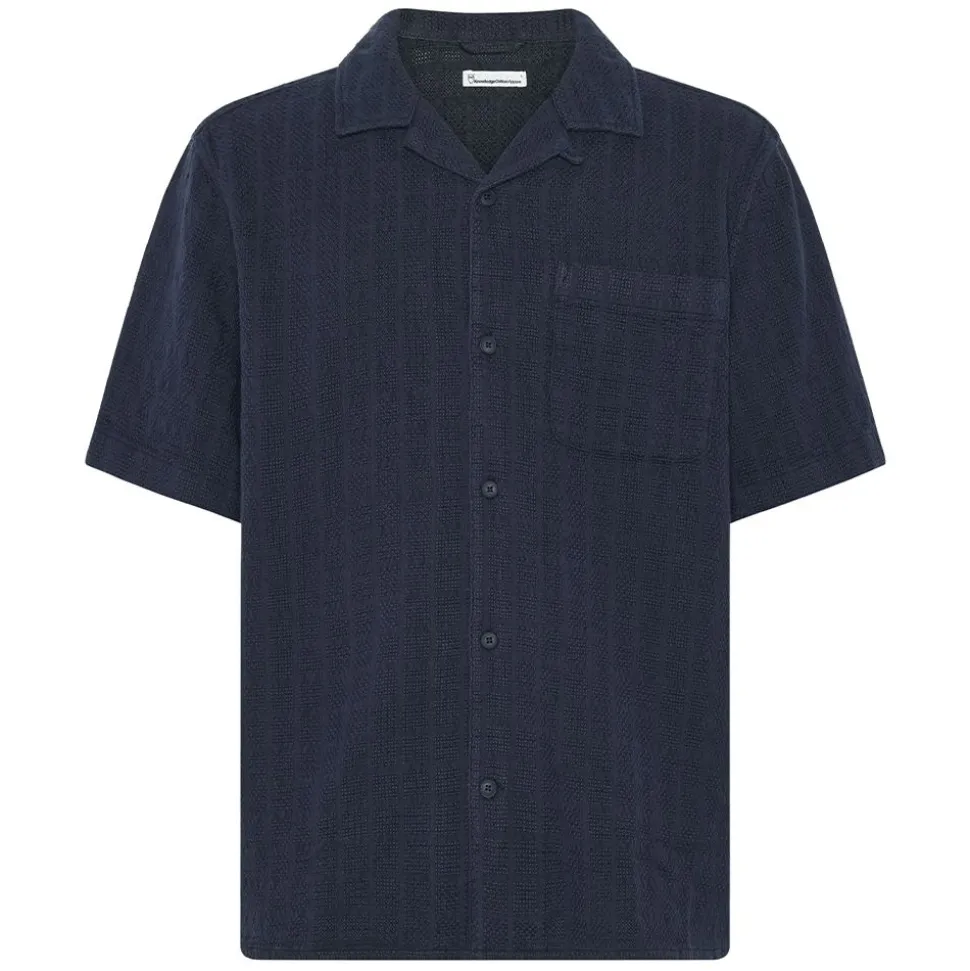 Structure short sleeve shirt herr