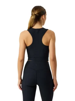 STUDIO RIBBED CROPPED TANK TOP DAM