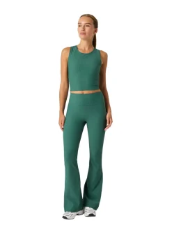 STUDIO RIBBED FLARE TIGHTS REGULAR DAM