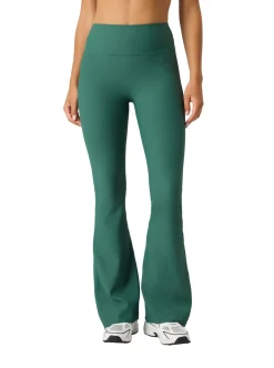 STUDIO RIBBED FLARE TIGHTS REGULAR DAM