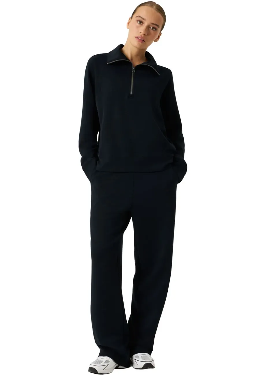 STUDIO SOFT HALFZIP SWEATSHIRT DAM