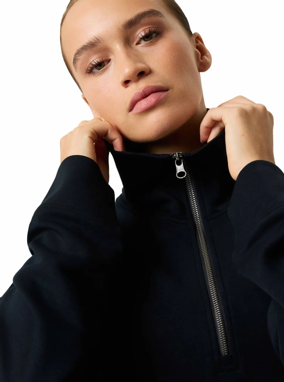 STUDIO SOFT HALFZIP SWEATSHIRT DAM