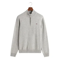 Superfine Lambswool Half Zip Herr